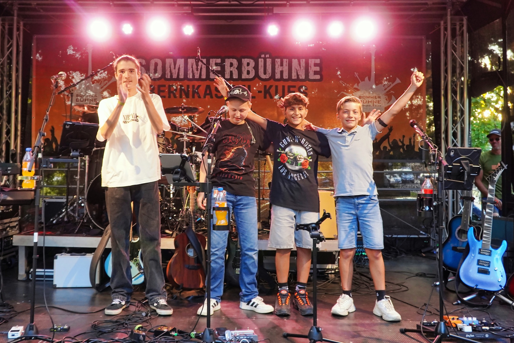 Sommerbühne Bernkastel-Kues #9 | 21.8.2025 | Minigolf-Platz | "Music Gang 23" | Eventmanagement: Bejoynt | Ton- und Licht: Dirk Palm | Fotos: Achim Philipps #achimphilipps #sommerbuehnebks #einsommervollermusik #bernkastelkues #bejoynt